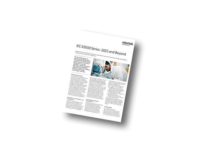 IEC 61010 Series — 2025 and Beyond | Fact Sheet